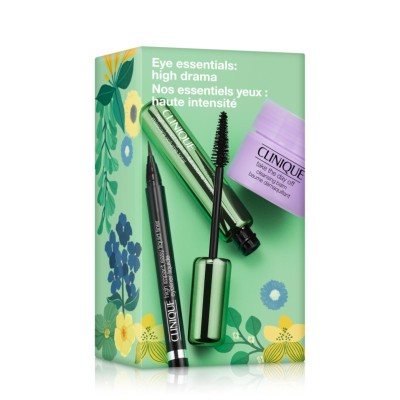 2 - Clinique Eye Essentials: High Drama Set set trucco per occhi 3 pz