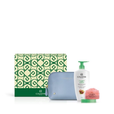 2 - Collistar Sublime Dark Milk Box + Talasso-Scrub Rassodante 150 g + Travel-Bag THE BRIDGE
