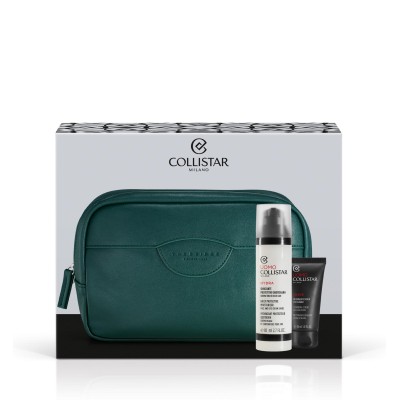 3 - Collistar Cofanetto Idratante Protettivo Quotidiano + Detergente Scrub Viso e Barba 30 ml + Travel-Bag THE BRIDGE
