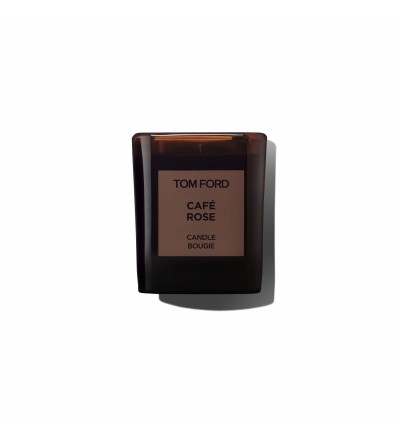 2 - TOM FORD Private Blend Café Rose candela di cera Altro Ambra, Pepe nero, Caffè, Patchouli, Rosa, Legno di Sandalo Marrone 