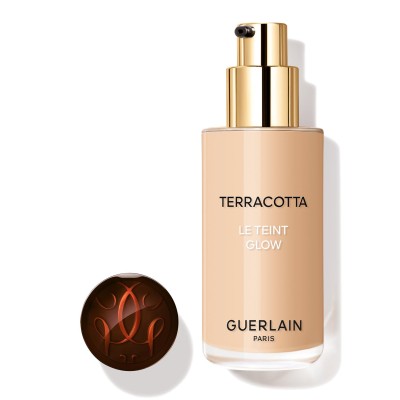 2 - Guerlain Terracotta Le Teint Glow Fondotita luminosità effetto naturale a lunga tenuta - No Transfer 1W Caldo / Dorato