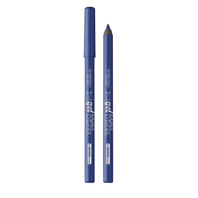 1 - Deborah Milano Matita 2 In 1 Gel MAT BLUE 02