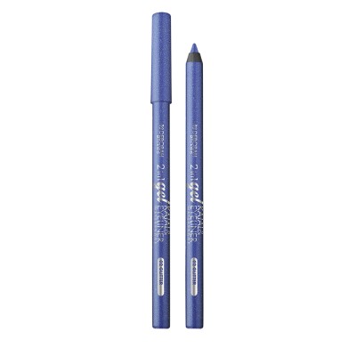 1 - Deborah Milano Matita 2 In 1 Gel GLITTER BLUE 02