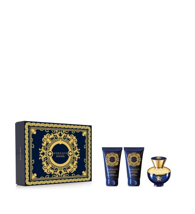 1 - Versace Dyaln Blue Pour Femme Set profumi e prodotti da bagno 3 pz Femmina