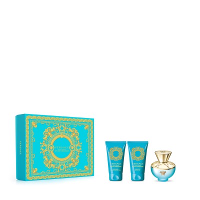 1 - Versace Dylan Turquoise Pour Femme Set profumi e prodotti da bagno 3 pz Femmina