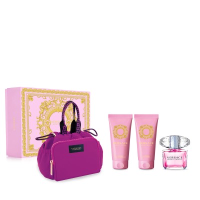 1 - Versace Bright Crystal Set profumi e prodotti da bagno 4 pz Femmina